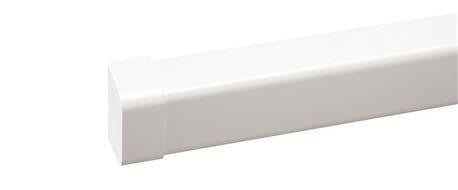 Bouchon Linéaire Ivoire pour Goulotte Climatisation – 80x60 mm (Lot de 20 pièces)