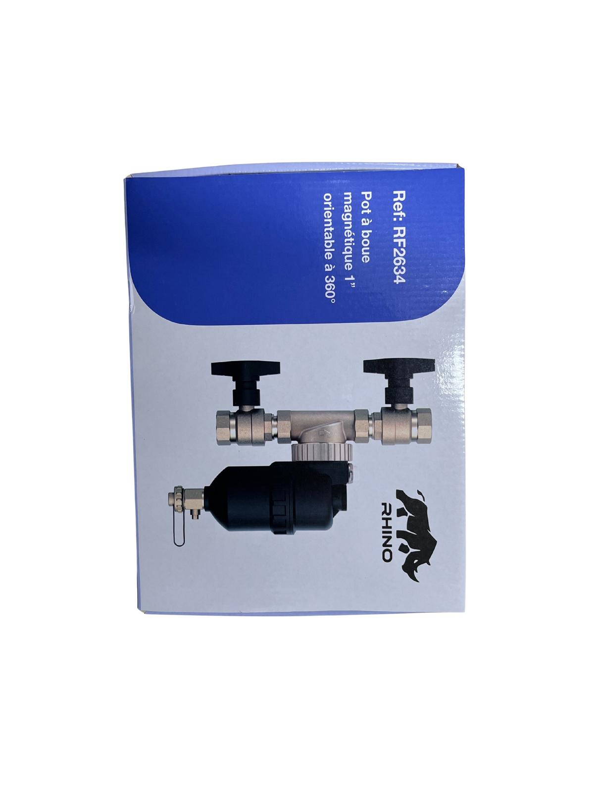 Pot à boue RHINO – 1” avec 2 vannes