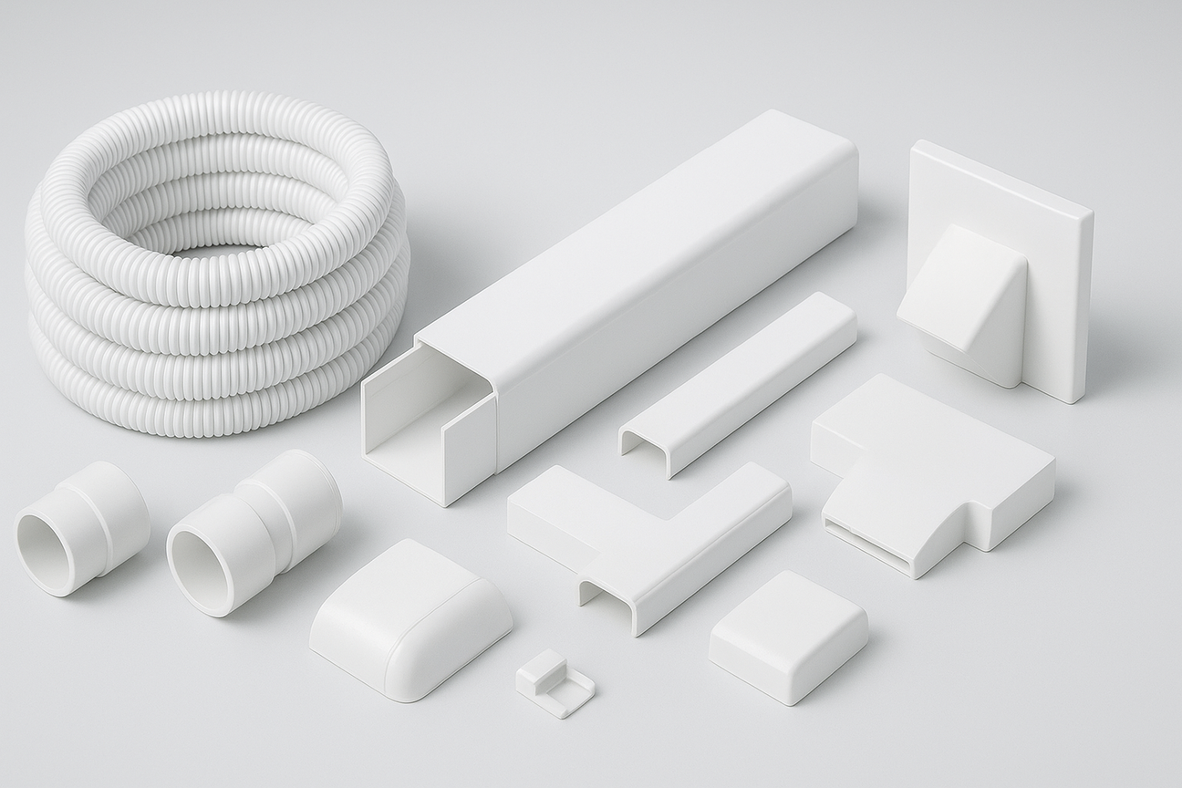 Goulottes et accessoires climatisation