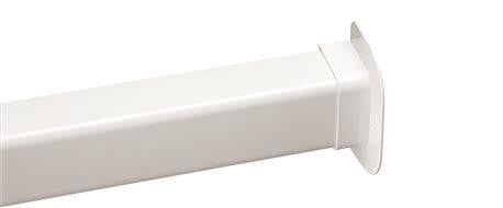 Passage Mur Linéaire Ivoire pour Goulotte Climatisation – 110x75 mm (Lot de 10 pièces)