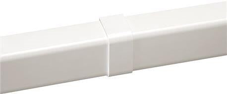 Jonction Linéaire Ivoire pour Goulotte Climatisation – 110x75 mm (Lot de 10 pièces)