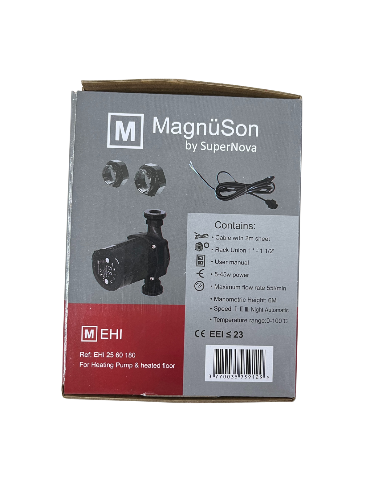 Circulateur MAGNUSON by Supernova – à régulation électronique