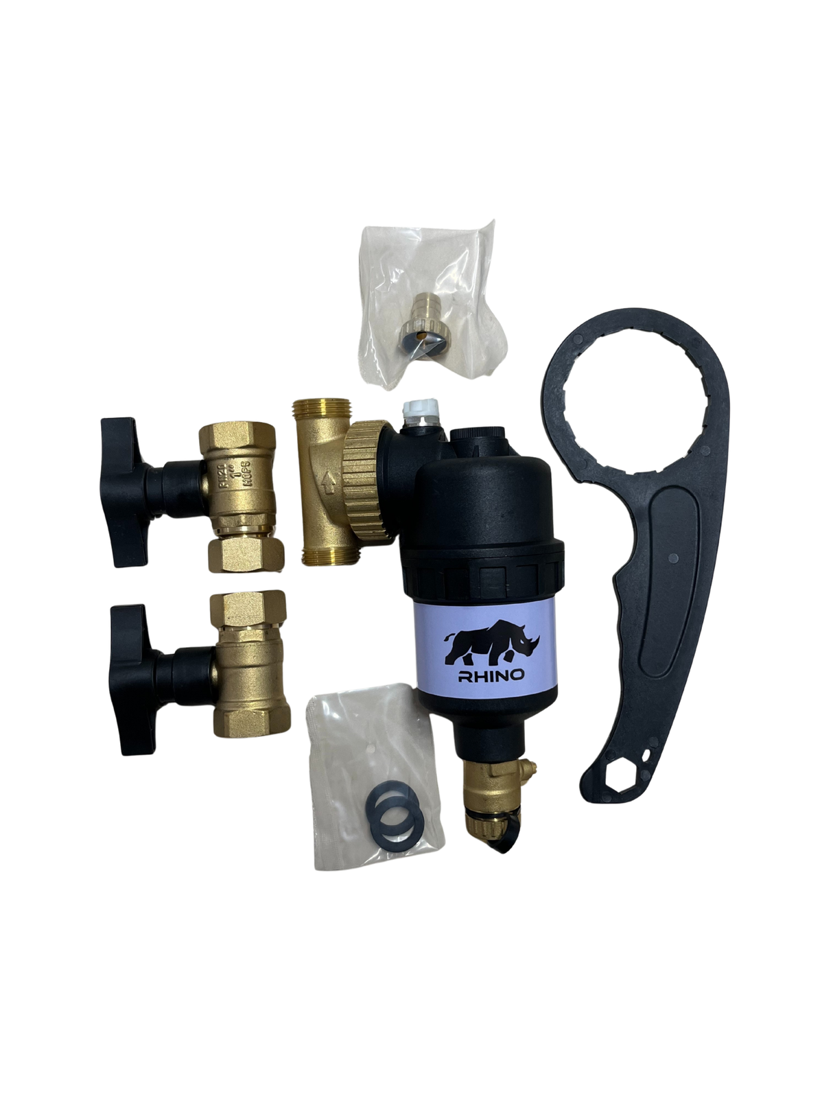 Pot à boue RHINO – 1” avec 2 vannes