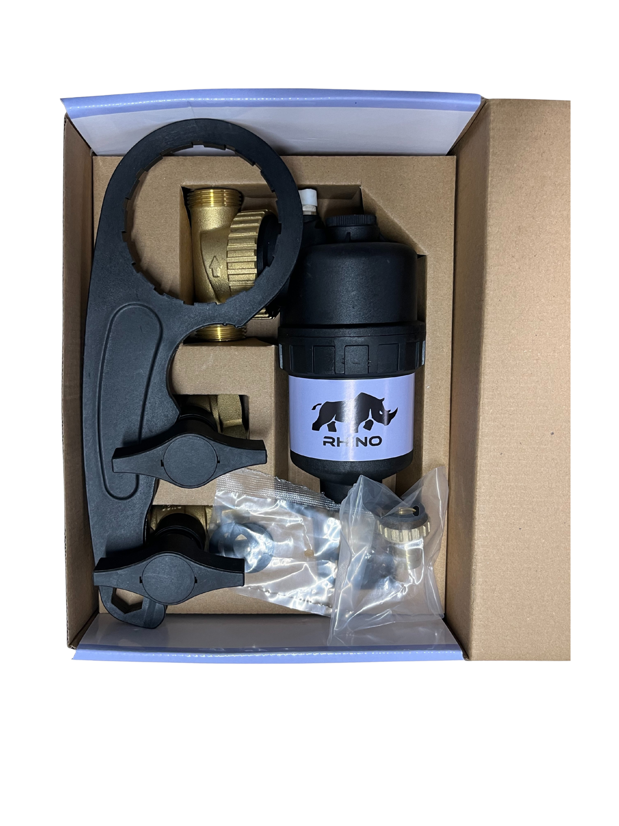 Pot à boue RHINO – 1” avec 2 vannes