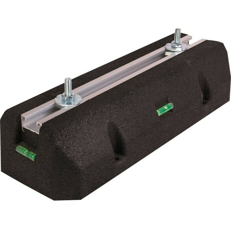 RUBBER FOOT SUPPORT 600x130x95mm